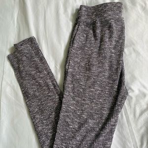 GYMSHARK SLOUNGE BOTTOMS - GREY SPECKLED - SZ SM